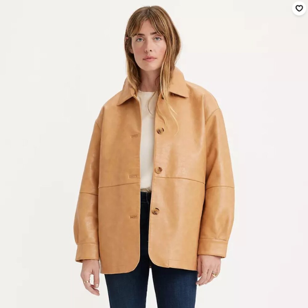 Levi's FAUX LEATHER VINTAGE BLAZER JACKET